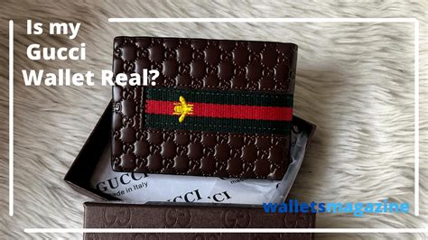 how to tell a real gucci wallet|gucci wallet clearance.